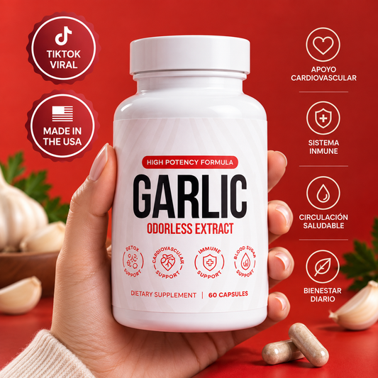 Odorless Garlic – Apoyo al Corazón, Circulación y Sistema Inmune